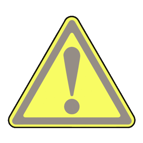 Danger Warning Sticker by musketon