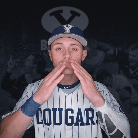 Sport Baseball GIF by BYU Cougars