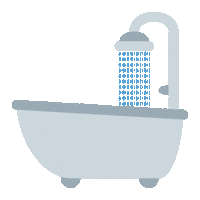 emojivid animated emoji shower bathtub Sticker