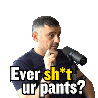 Scared You Know Sticker by GaryVee