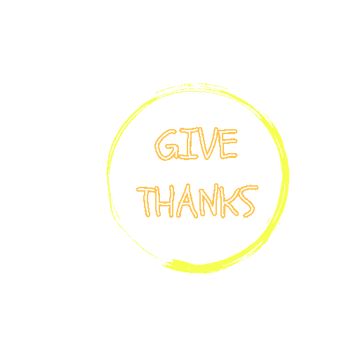 Give Thanks Thank You Sticker by Social With Rashi
