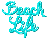 Happy Beach Life Sticker by BOMBONATOR_WOLPH
