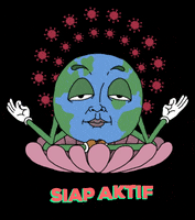 siapaktif covid corona meditation nirvana GIF