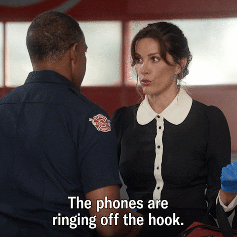 Serious Phone Call GIF by ABC Network