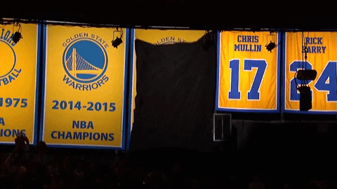 2016 2017 champions warriors GIF by NBA