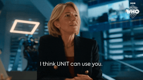 Jemma Redgrave Unit GIF by Doctor Who