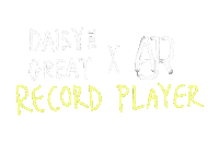 Record Player Sticker by Daisy The Great