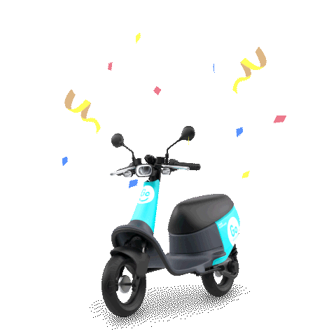 GoShare_Official giphyupload scooter gogoro hopon Sticker