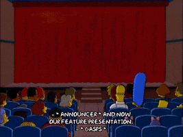 homer simpson crowd GIF