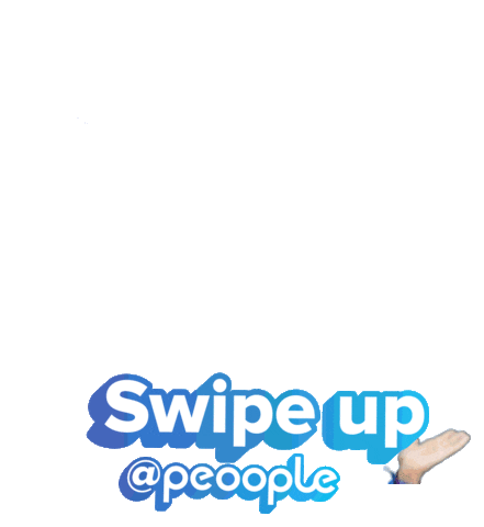 swipe up less is more Sticker by Peoople