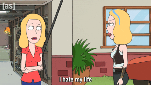 Tired Rick And Morty GIF by Adult Swim