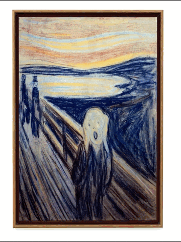 Edvard Munch Halloween GIF by ElmonX