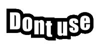 Rd Dont Use Sticker by Franck Arnel