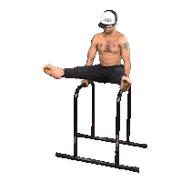 Gymnastics Calisthenics Sticker by Pug Life Agency®