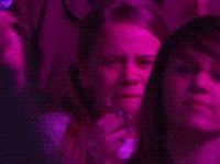 sad fan girl GIF