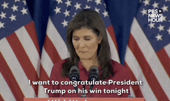 "I want to congratulate President Trump."
