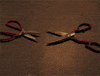 fight scissor GIF