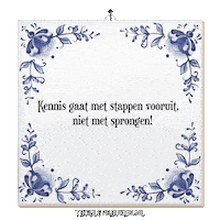 Focus Spreuk Sticker by Tegelspreuken.nl