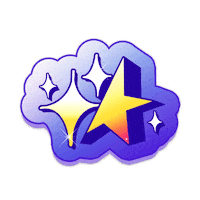 Stars Shining Sticker by goldengoosedb
