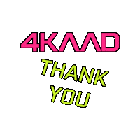 Thanks Ski Sticker by 4KAAD