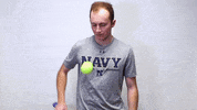 Navy M Tennis GIF by Navy Athletics