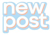 New Post Sticker by Dew It