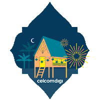 Raya Telco Sticker by CelcomDigi