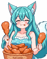 kiska_sempai art anime animation hungry GIF