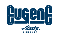 Travel Eugene Sticker by Alaska Airlines