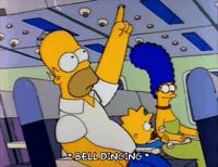 Pushing Season 3 GIF by The Simpsons