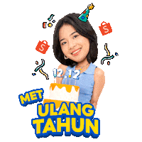 1212 Birthday Sale Sticker by Shopee Indonesia