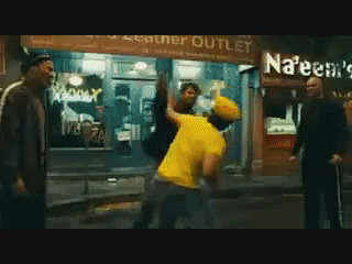 you don't mess with the zohan kicks ass neighourhood watch GIF