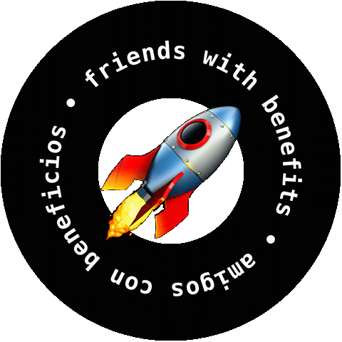 takethreestudio giphyupload rocket friends with benefits takethree Sticker