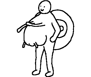 Wiggle Snail Sticker by Master Tingus