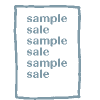 Sample Sticker by erlich textil