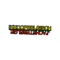 ikkoopbelgischbe shopping shop b buy Sticker