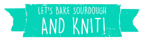 Bread Baking Sticker by Gritty Knits