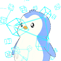 Calculate Artificial Intelligence Sticker by Pudgy Penguins