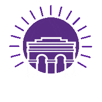 u-bridgeport sun university ct arch Sticker