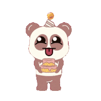 elistorycriativo panda bday niver elistorycriativo pandinha Sticker