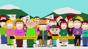 happy cheering GIF by South Park 
