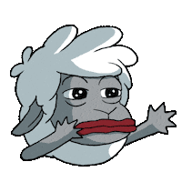 Pepe Crying Sticker by The Sad Times