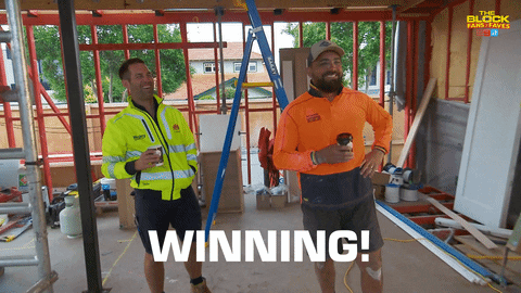 Channel 9 Reaction GIF by The Block