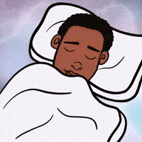 Tired Night Night GIF by JellaCreative