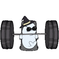 Work Out Fun Sticker by Sappy Seals Community