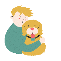 Dog Family Sticker by Villa Pet Salvador