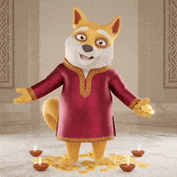 Happy Festival Of Lights GIF by Doge Pound