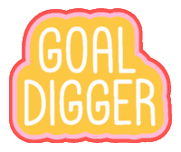 Goals Work Hard Sticker