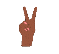 egatelier peace hand march diversity Sticker