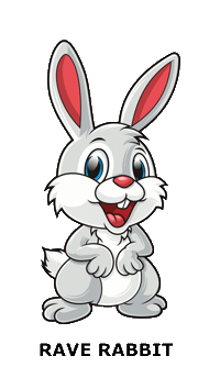 Rabbit Rave Sticker by BD Entertainment